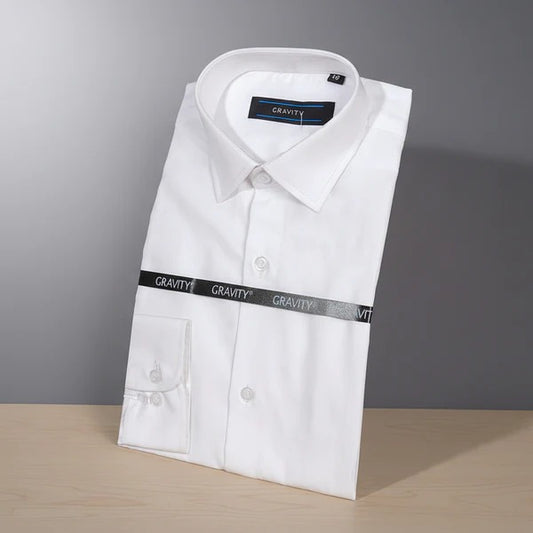 Men Dress Shirt - White Casual
